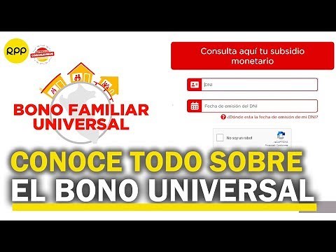 BONO UNIVERSAL: ¿dónde consultar si soy beneficiario?