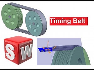 How to make timing Belt in SolidWorks
