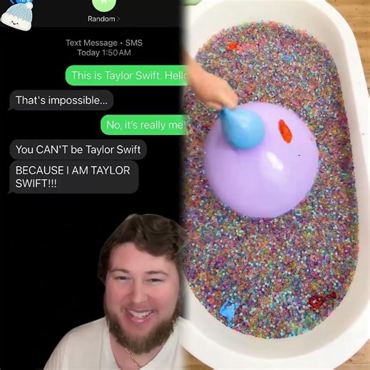 TAYLOR SWIFT!!!👸🏼 *Texting Random Numbers!* #taylorswift #shorts