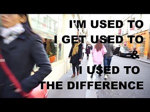 What's the difference between "I used to" "I am used to" & "i get used to"?