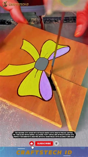 Compact Scroll Saw Machine for Precision Wood Cutting and Craft Making in Small Workshops #machine