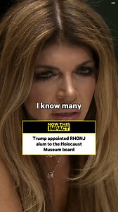 Former ‘Real Housewives of New Jersey’ star Siggy Flicker was nominated by Donald Trump to the U.S. Holocaust Memorial Council, sparking controversy because of her stepson’s alleged involvement in the January 6 Capitol riot. Flicker, an outspoken Trump supporter and the daughter of Holocaust survivors, is the latest example of the former president appointing reality TV personalities to prominent government roles. | NowThis Impact