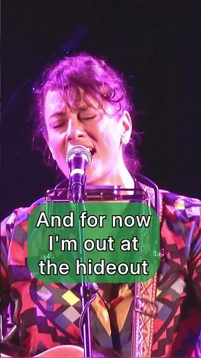 🏡 Sarah Harmer — The Hideout (live) — Lyric Video — 2024