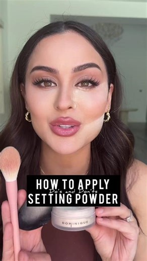 There’s no right or wrong but I do have my fav 😋 ways to apply setting powder🫶🏼 subtle snatch flawless finish, I got you! @Sigma Beauty Collab brushes Smooth & Blur Hydrating Setting Powder @Dominique Cosmetics Black triangle powder puff in my Amazon store front #makeuptips #makeup #makeuptutorial #settingpowder #makeuphack