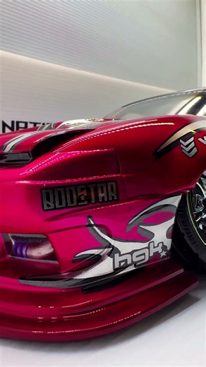 All made with paint. Customizing RC drift bodyshells with airbrushing techniques