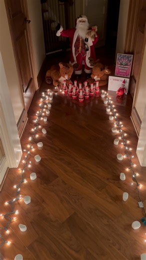 The Holiday Pro on Instagram: "🎳✨ STRIKE! Elfie spent the night turning our hallway into a mini Christmas bowling alley! With marshmallow bumpers, Christmas lights, and a personalized scorecard + bowling lane sign… this little elf went ALL out. 🎄🤍 Ready to surprise your kiddos with a magical Elfie setup like this? ✨ Follow @the_holiday_pro for daily Christmas and elf inspo 📩 DM us to order your personalized Elfie Bowling Alley Kit — scorecard, sign, and links (also shown below)! Let’s make y