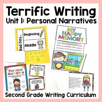 2nd Grade Personal Narratives Writing Unit Lesson Plans Graphic Organizers