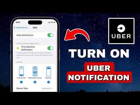 How To Turn On Uber Notification On iPhone (UPDATED METHOD)