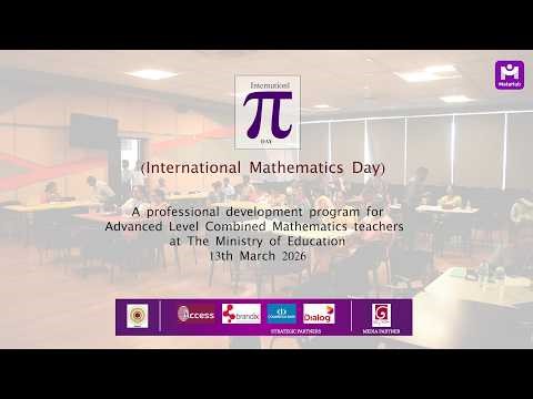 Teaching Calculus - Enrichment Program for A/L Combined Mathematics Teachers