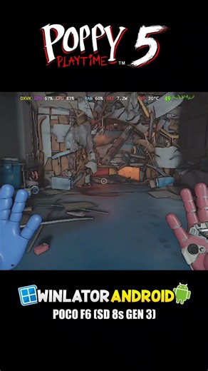 Poppy Playtime Chapter 5 on Android (offline) Winlator POCO F6