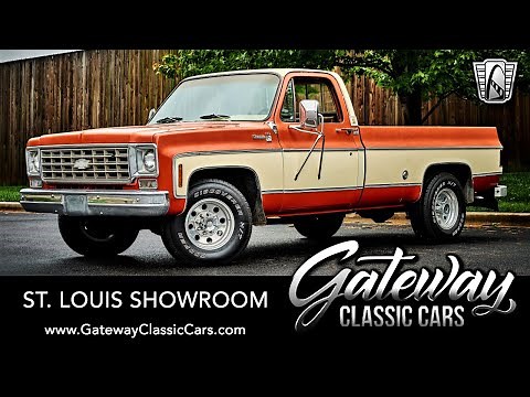 1976 Chevy C20 Siverado Camper Special Gateway Classic Cars St. Louis #8888