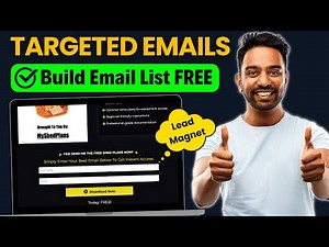 Collect Leads And Build Email List With Systeme.io FREE 2024 | Technical Berwal