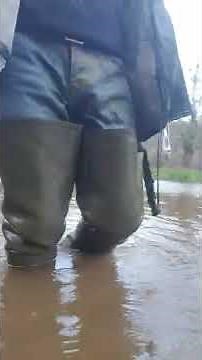 Flooding my rubber waders (Aigle)