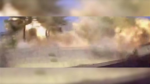 See the blast when South Korea fighter jets accidentally bombed homes