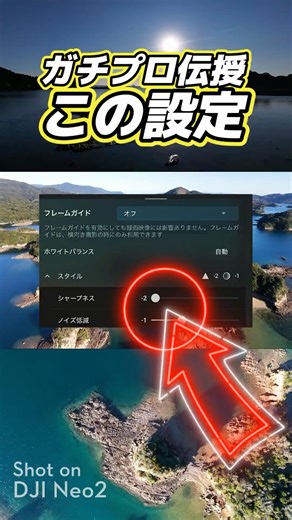 A palm-sized drone... this footage? | A sneak peek at the settings #djineo2 #drone