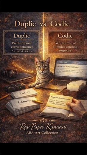 Duplic vs Codic Explained 🧠🐈 | ABA Verbal Behavior Made Simple