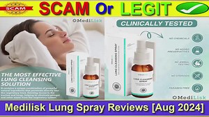 Medilisk Lung Spray Reviews (Aug 2024) - Is Medilisk A Scam Or Legit? Find Out! Product Review