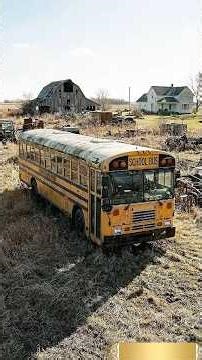 Homeless to Bus Home | Old School Bus Turned Into House 🚌#youtubeshorts #shorts#diyhome#viralshorts