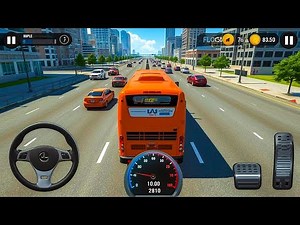 🚍 City Bus Driving Game 2025 | Realistic Bus Simulator Gameplay |