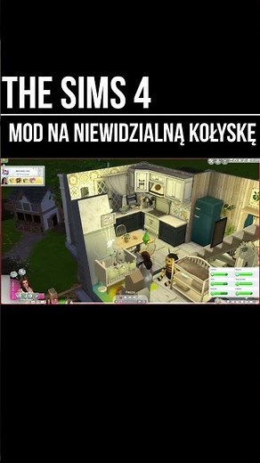 The Sims 4 Mod na niewidzialną kołyskę #thesims4 #ts4 #thesims4challenge #shorts #sims4