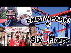 Six Flags Great Adventure Holiday in the Park 2020 - EMPTY PARK!