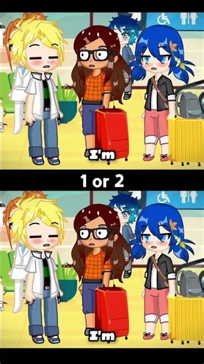 1 or 2 Morning Voice MLB Meme🫣 Miraculous Ladybug #shorts #gacha #meme #mlb #miraculous #funny