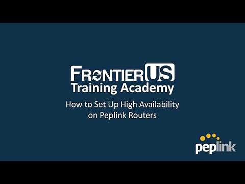How to Set Up High Availability on Peplink Routers