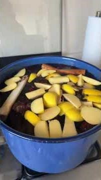 Receta ponche tradicional en 3 minutos + limpieza del hogar 🧽 🧹 🧼