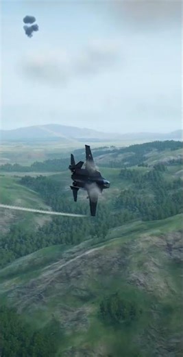 Epic Simulation: Jet Crash & Pilot Safe Exit | Incredible View ✈️🔥