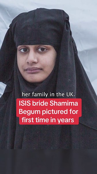 ISIS Bride Shamima Begum Pictured for the First Time in Years