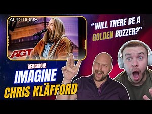 Chris Kläfford - Imagine | AGT Audition Reaction (This Voice Stopped Us)