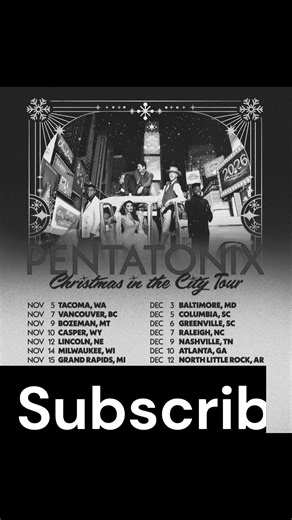 Pentatonix "Christmas in the City Tour" 2026 | #TourDrop
