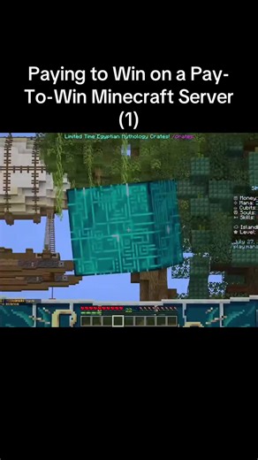 Paying to Win on a Pay-To-Win Minecraft Server | Minecraft Server