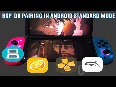 BSP-D8 standard pairing mode + test in 4 emulator app