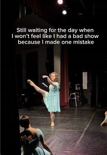 Maybe one of these days I’ll learn to give myself a bit more grace #professionaldancer #ballerina #ballettok #ballettiktok #ballerinatok