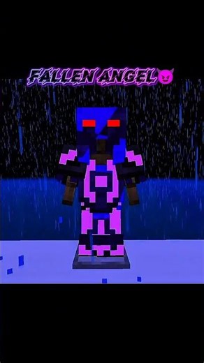 "FALLEN ANGEL" Armor Trim in Minecraft! (OP Blue & Black Combo) 😇😈