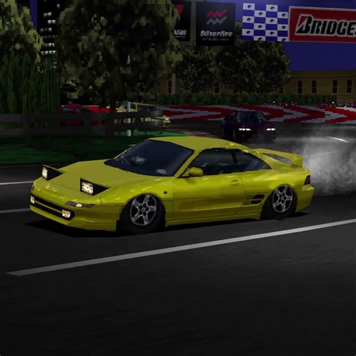 Gran Turismo #Demo 2 MR2 GT-S 4K #HQ correct aspect ratio #quality #GT1 #remastered #PS1 classic