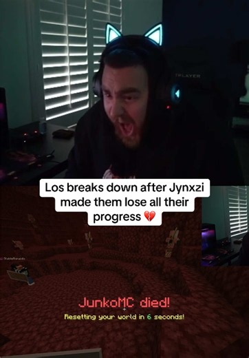 Los Ron and Jynxzi’s marathon is never ending 😭 #lospollostv #jynxzi #stableronaldo #minecraft #fyp