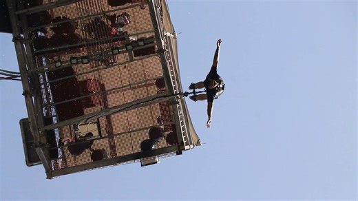 “India’s Highest Splash Bungee Jump ✅ — Fear Faced, Limits Crossed! 109 meters of pure adrenaline! Jumped, screamed, and conquered! From fear to flight — India’s highest splash bungee jump by me 🇮🇳🪂”#BungeeJumping #rishikesh | Sunil Dangi