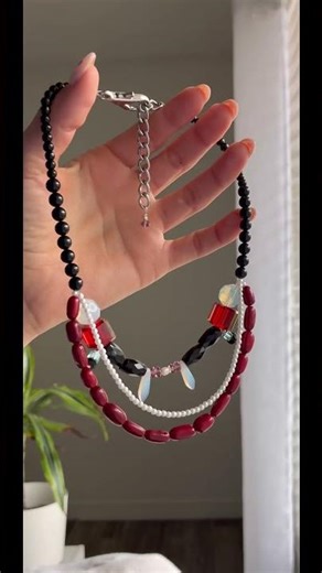 Check out my new beaded statement necklace! @biquisbling #jewelry #beadedjewelry #statementjewelry