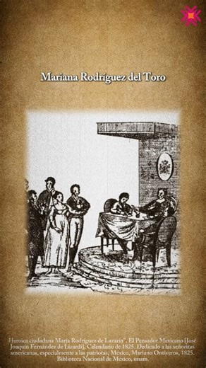 🌟 Mariana Rodríguez del Toro (1775-1852), patriota novohispana, participó activamente en la lucha por la Independencia de México. Desde su casa organizó reuniones insurgentes y planeó estrategias que buscaban liberar a los caudillos presos. Su valentía y compromiso la convirtieron en símbolo de resistencia femenina, recordándonos que la libertad también se sostuvo en la determinación de mujeres que arriesgaron todo por la patria. 🇲🇽✨ | Museo de la Mujer
