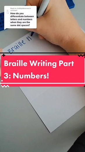 Differentiating Between Braille Letters and Numbers | Educational Video