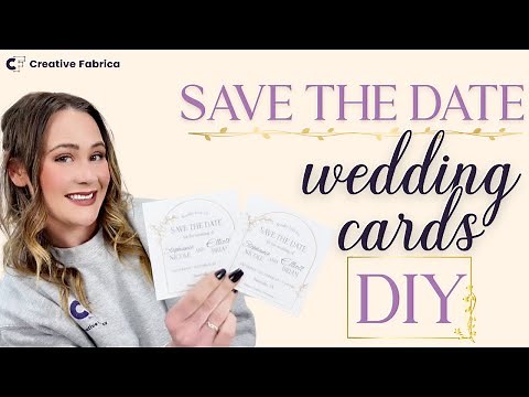 DIY Save the Date Cards For Your Wedding | Craft Unforgettable Wedding Moments on Paper 💍