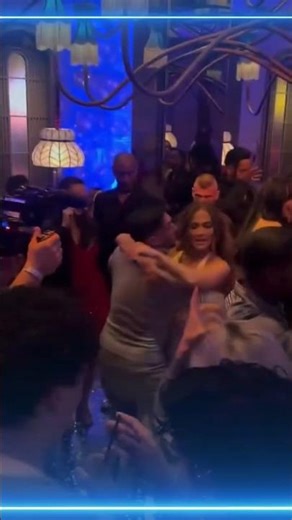 Jennifer Lopez dancing at her New Year’s party in Las Vegas