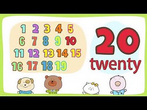 Number song 1 20 for children Counting numbers The Singing Walrus