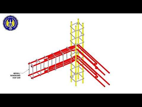 6. Video Animasi Sambungan Tulangan Kolom+Balok Sudut