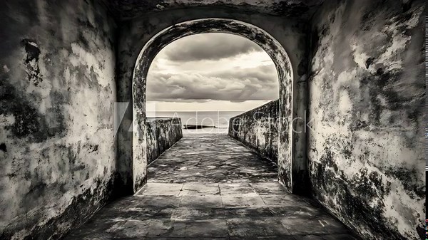 The Cape Coast Castle, a historic fort overlooking the Atlantic Ocean, showcasing Ghana's colonial history