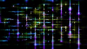 Download Numbers flicker on a futuristic animated grid - Loop for free