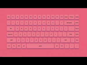 How To Make a Keyboard using HTML and CSS || Keyboard using HTML & CSS