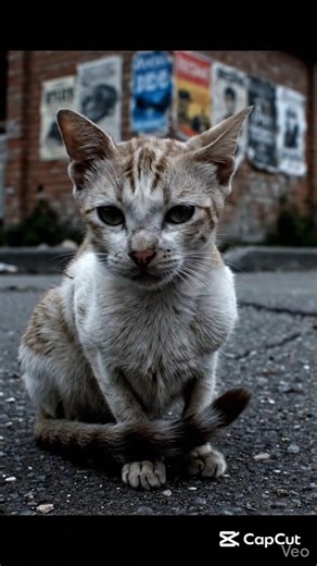 The Silent Hunger | A Poor Stray Cat’s Realistic AI Story